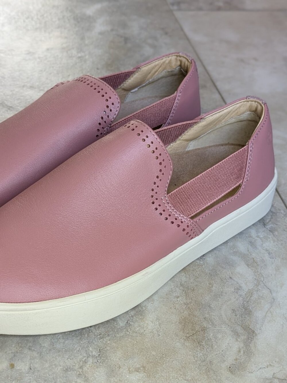 Spenco 'Parker' Leather Orthotic Sneakers (women's 8.5)